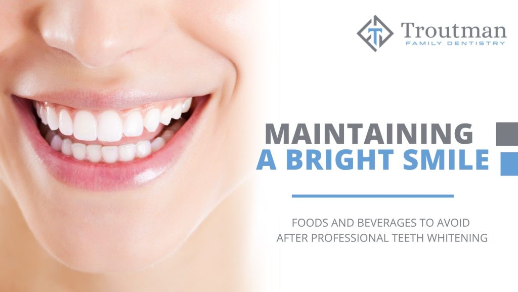 Foods and Beverages to Avoid After Professional Teeth Whitening